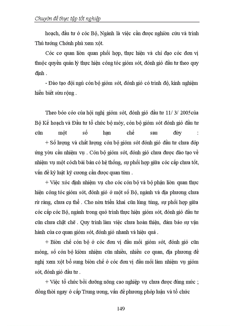 image for page Thực trạng và phương hướng tăng cường công tác Giám sát, đánh giá đầu tư tại Vụ Thẩm định và Giám sát đầu tư