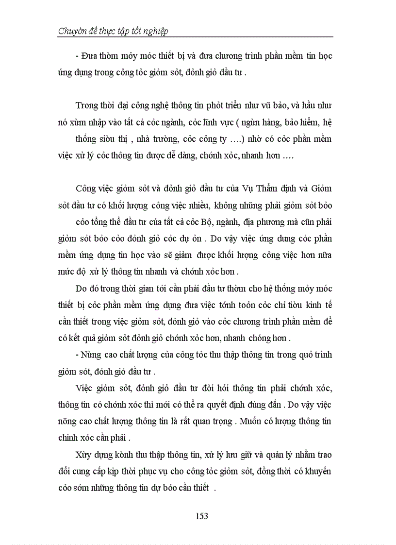 image for page Thực trạng và phương hướng tăng cường công tác Giám sát, đánh giá đầu tư tại Vụ Thẩm định và Giám sát đầu tư