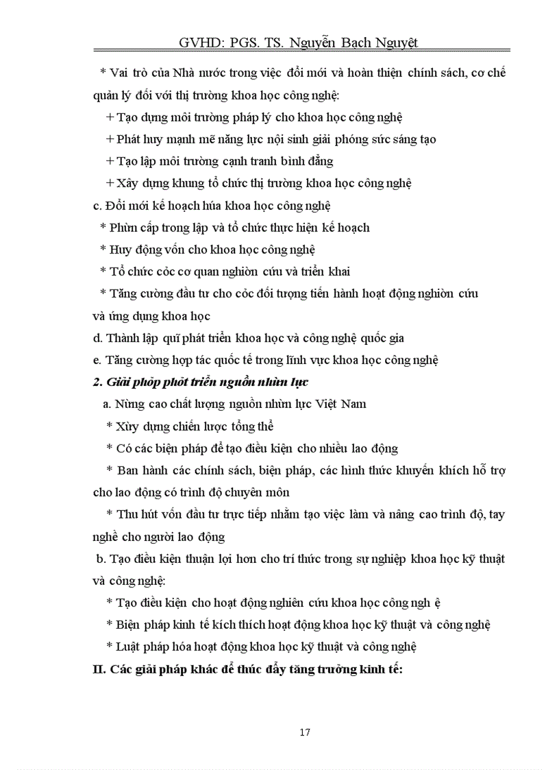 image for page ĐẦU TƯ KHOA HỌC KỸ THUẬT VÀ CễNG NGHỆ VỚI SỰ TĂNG TRƯỞNG KINH TẾ Ở VIỆT NAM A