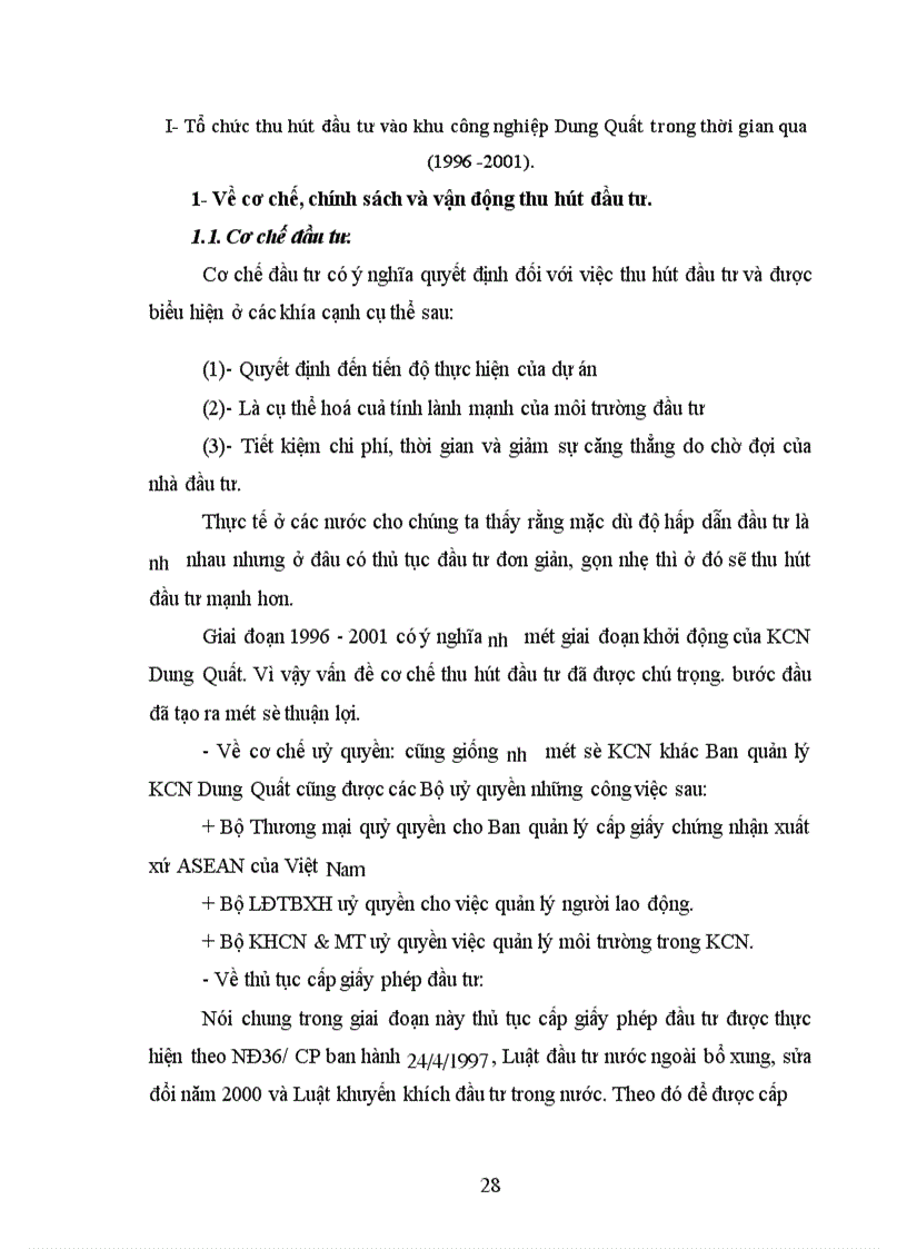 image for page Thực trạng và triển vọng thu hút đầu tư vào KCN Dung Quất