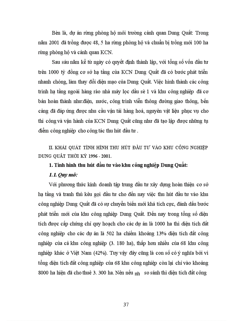 image for page Thực trạng và triển vọng thu hút đầu tư vào KCN Dung Quất