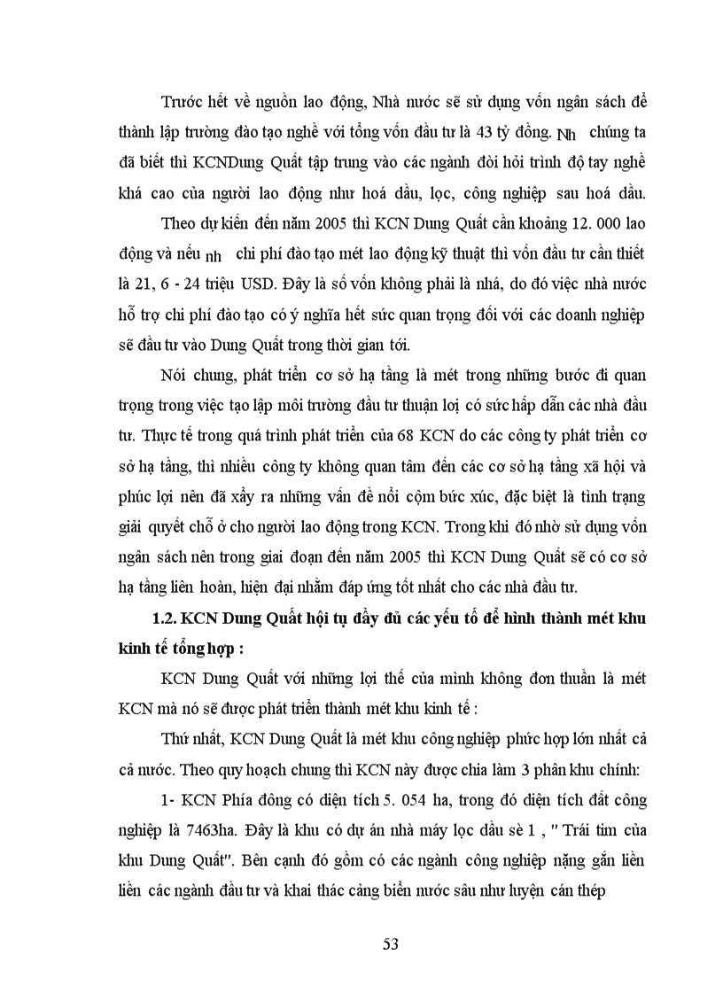 image for page Thực trạng và triển vọng thu hút đầu tư vào KCN Dung Quất