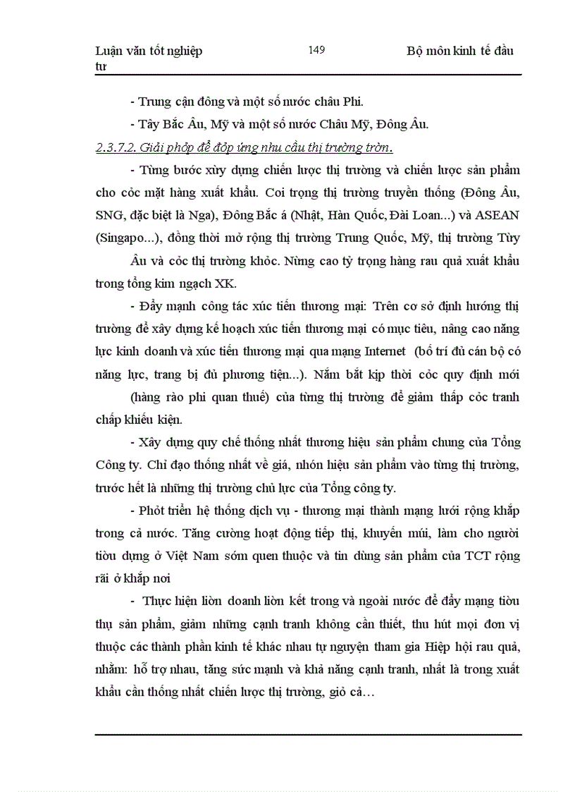 image for page Đầu tư phát triển công nghiệp chế biến rau quả của Tổng công ty Rau quả nông sản Việt Nam : Thực trạng và giải pháp
