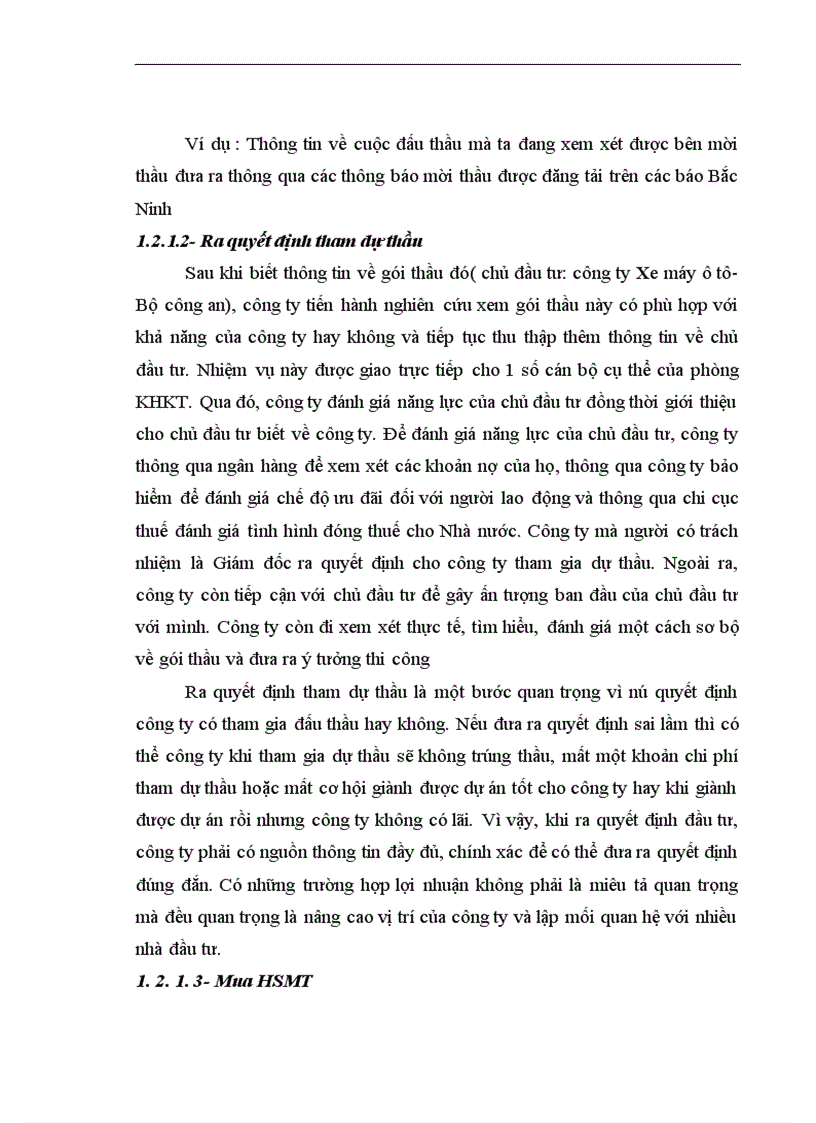 image for page Giải pháp nâng cao hiệu quả công tác đấu thầu ở công ty cổ phần xây dựng Bắc Ninh làm đề tài cho khoá luận của mình