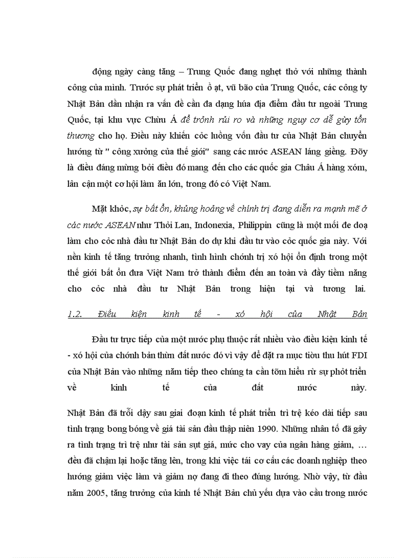 image for page Giải pháp thu hút đầu tư trực tiếp của Nhật Bản vào Việt Nam đến năm 2015