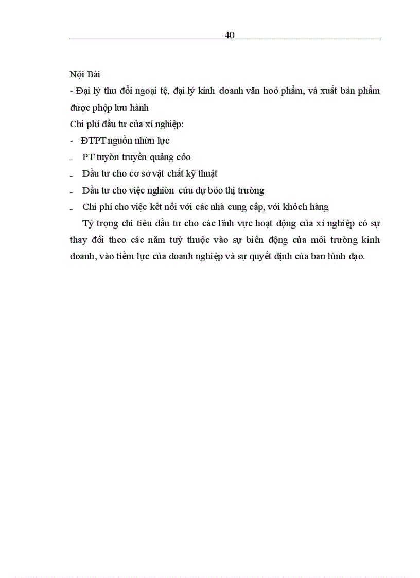 image for page Đầu tư nâng cao chất lượng dịch vụ thương mại của công ty Cổ phần dịch vụ hàng không sân bay Nội Bài