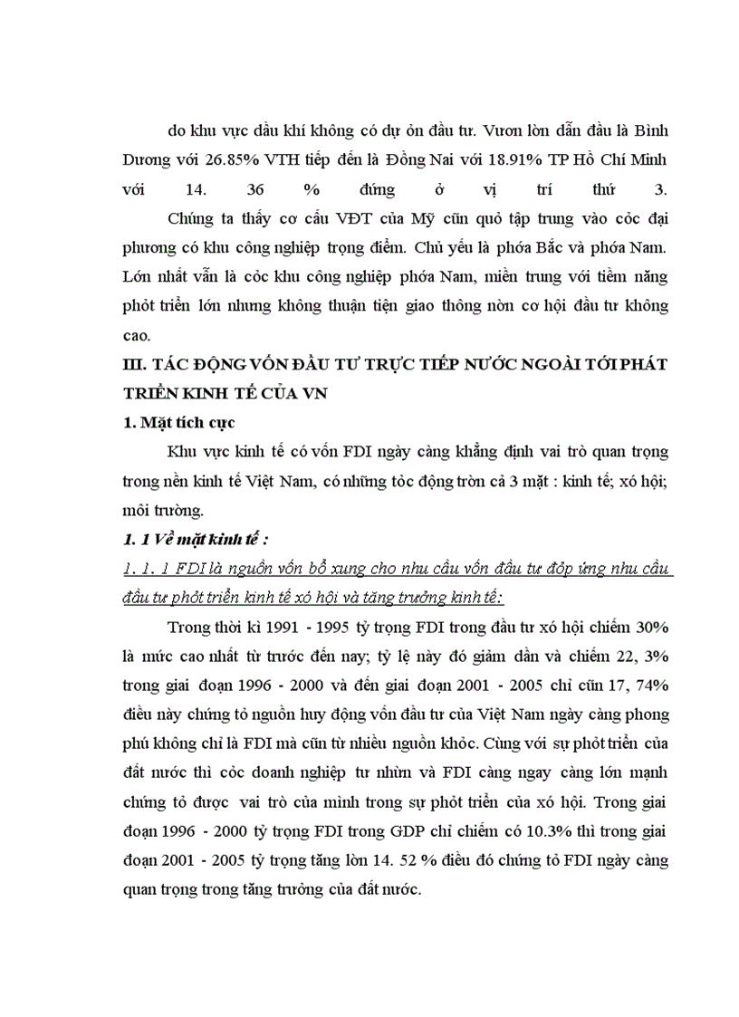 image for page Đầu tư trực tiếp của Hoa Kỳ vào Việt Nam . Thực trạng và giải pháp