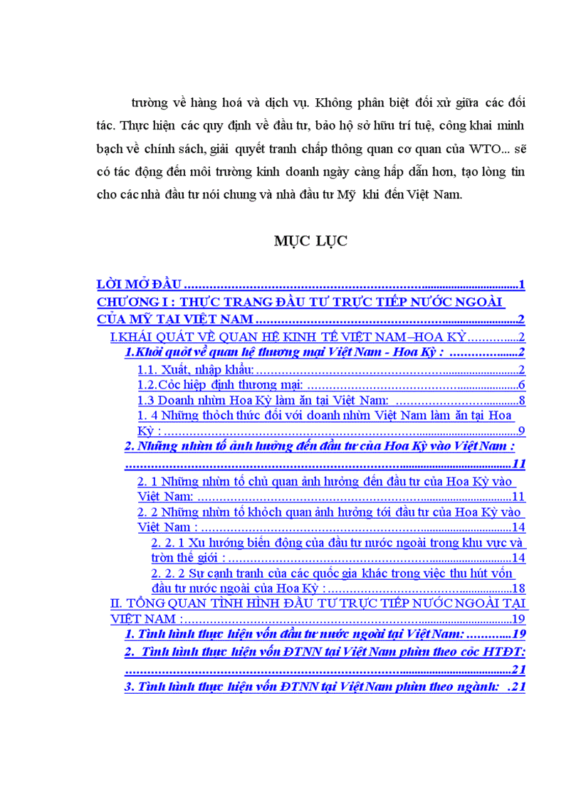 image for page Đầu tư trực tiếp của Hoa Kỳ vào Việt Nam . Thực trạng và giải pháp