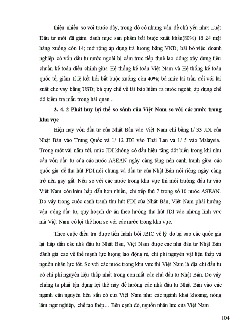 image for page Tình hình đầu tư trực tiếp ra nước ngoài của Nhật Bản trong thập kỷ 90 và một số giải pháp nhằm tăng cường thu hút đầu tư của Nhật Bản vào Việt Nam