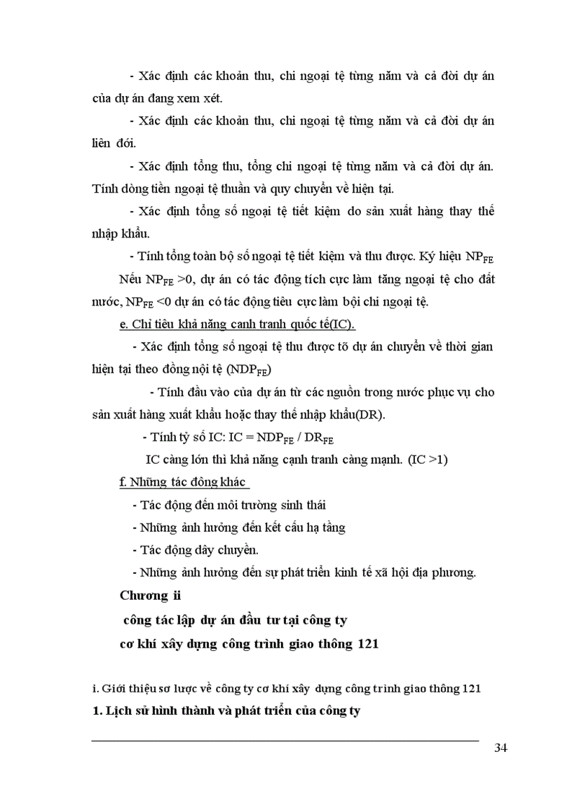 image for page Một số giải pháp nhằm hoàn thiện công tác lập dự án tại công ty cơ khí xây dựng công trình giao thông 121