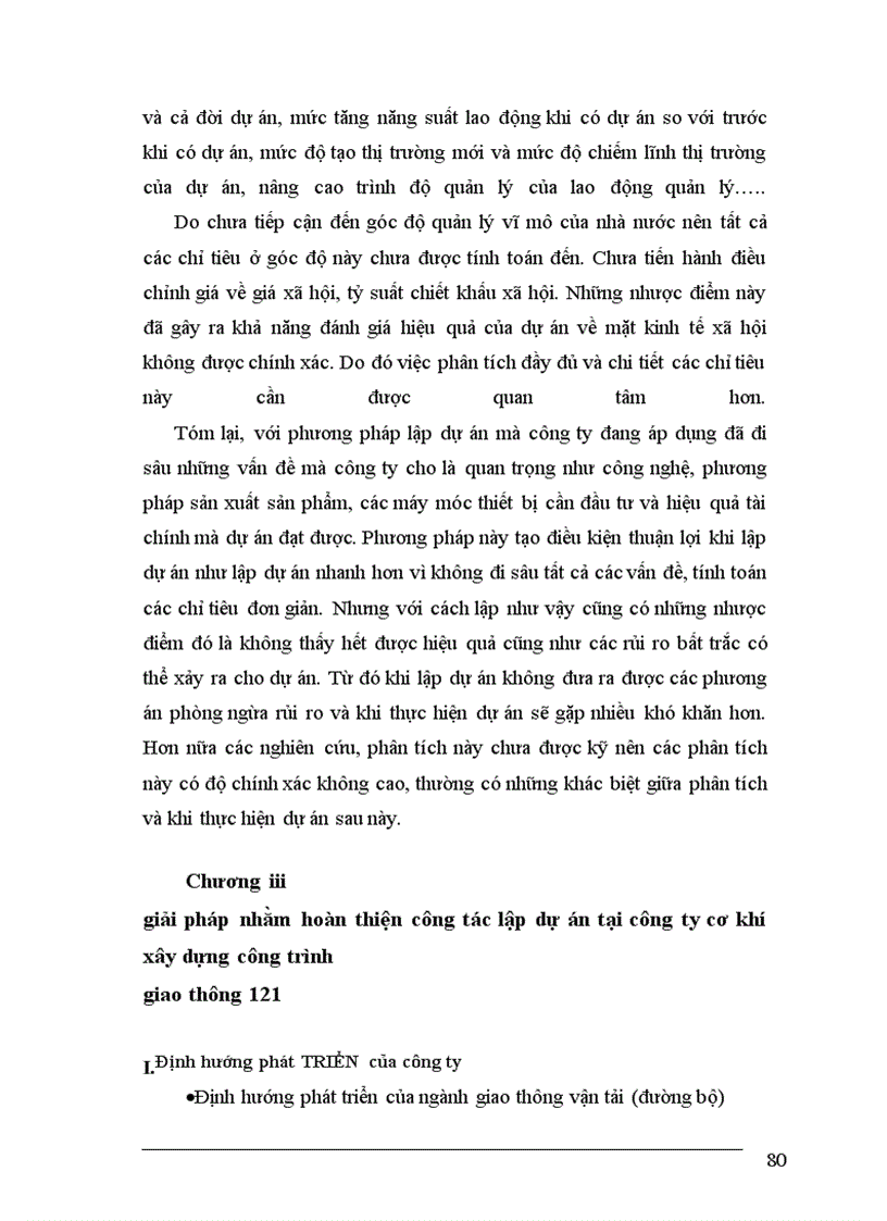 image for page Một số giải pháp nhằm hoàn thiện công tác lập dự án tại công ty cơ khí xây dựng công trình giao thông 121