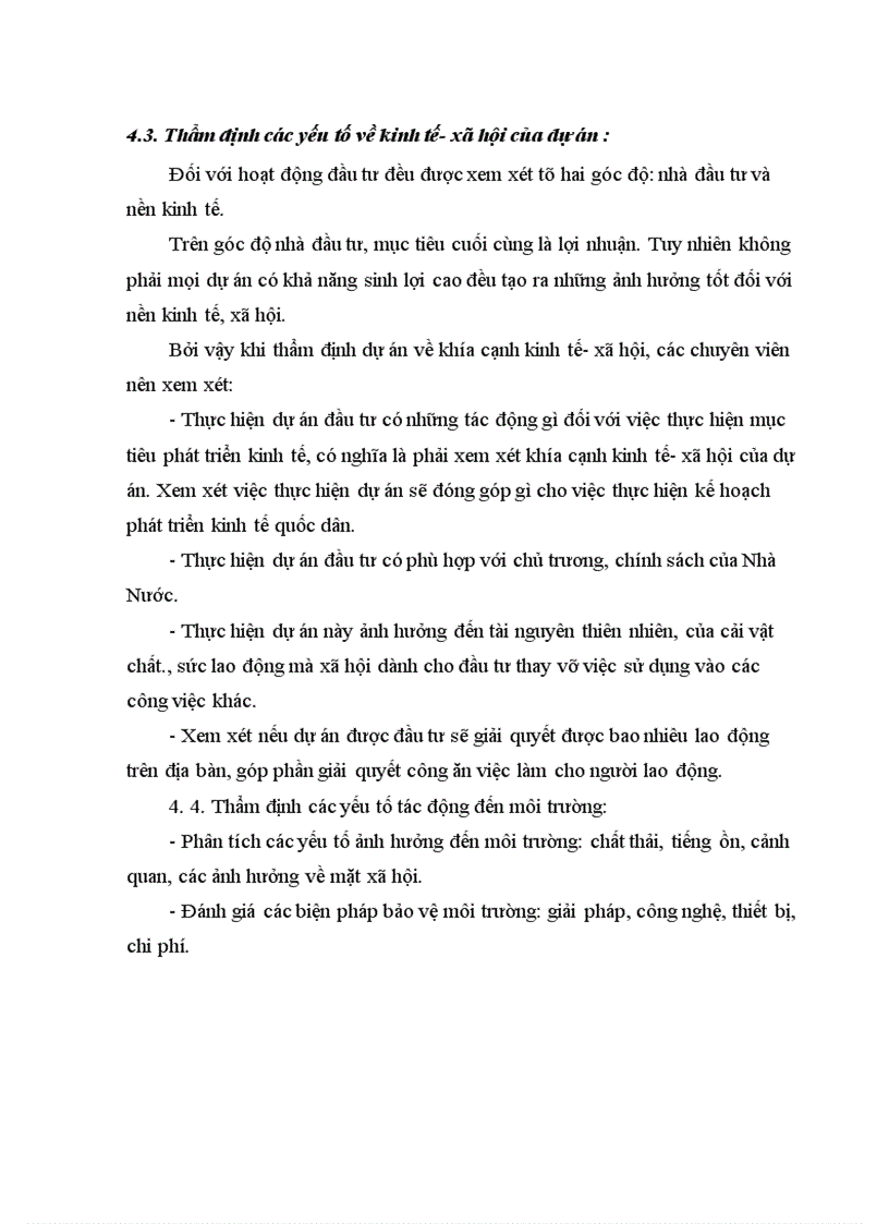 image for page Một số ý kiến về công tác thẩm định dự án đầu tư tại Sở kế hoạch & đầu tư Hà Tây