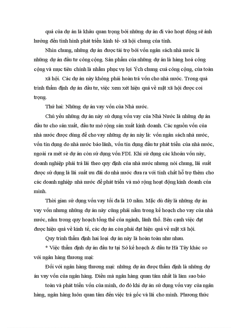 image for page Một số ý kiến về công tác thẩm định dự án đầu tư tại Sở kế hoạch & đầu tư Hà Tây