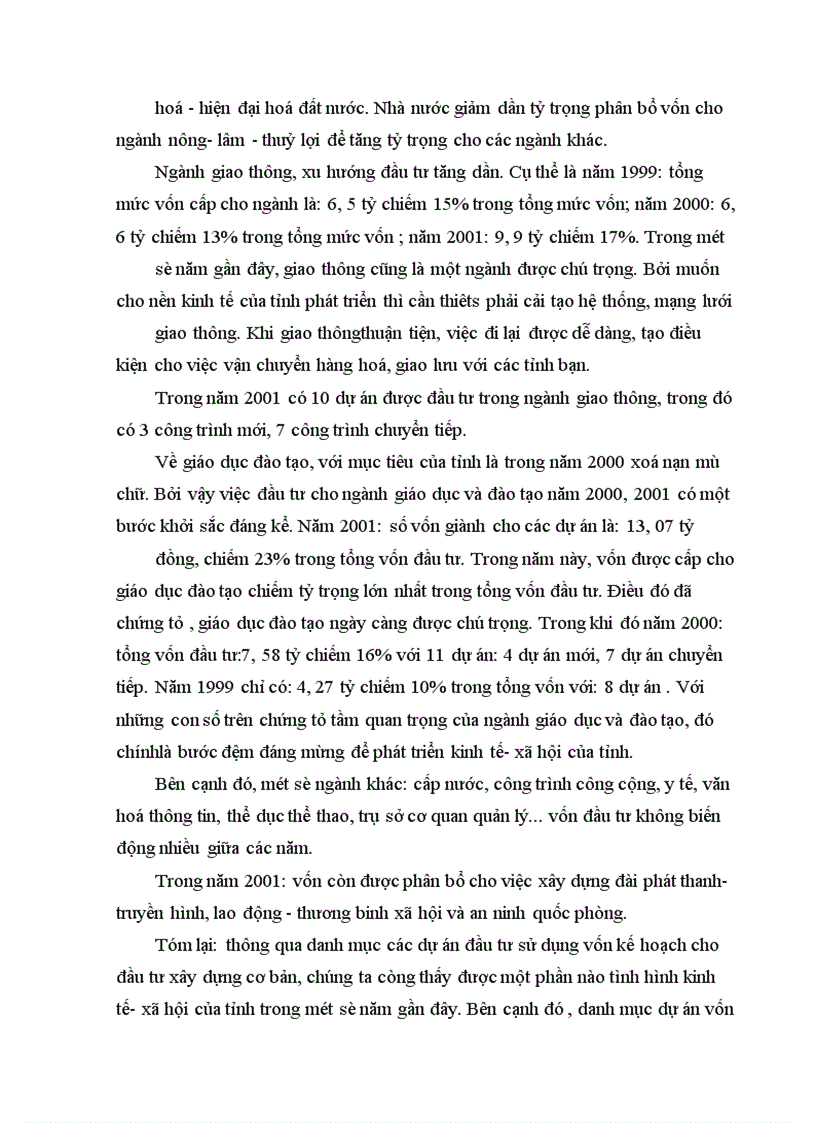 image for page Một số ý kiến về công tác thẩm định dự án đầu tư tại Sở kế hoạch & đầu tư Hà Tây