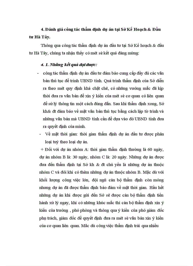 image for page Một số ý kiến về công tác thẩm định dự án đầu tư tại Sở kế hoạch & đầu tư Hà Tây