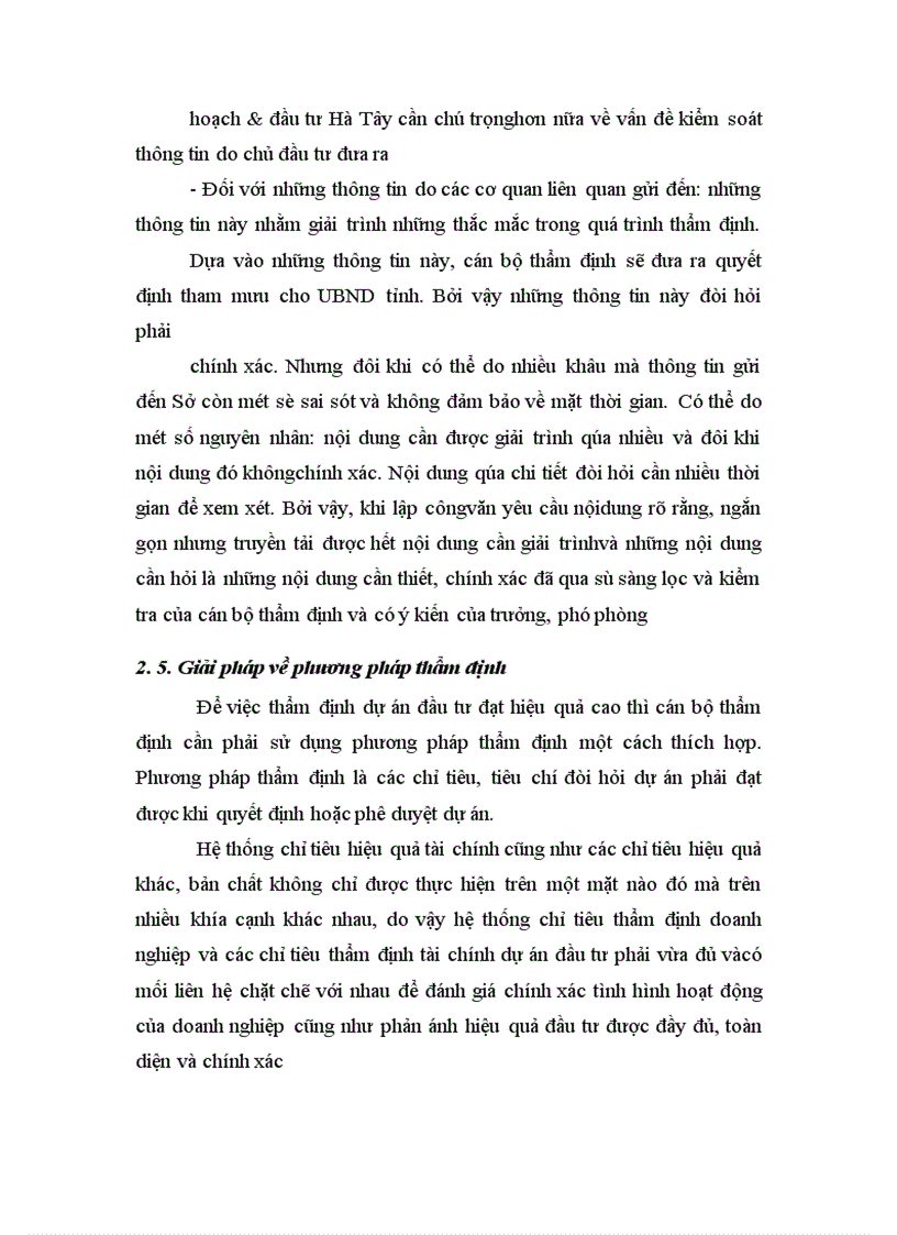 image for page Một số ý kiến về công tác thẩm định dự án đầu tư tại Sở kế hoạch & đầu tư Hà Tây