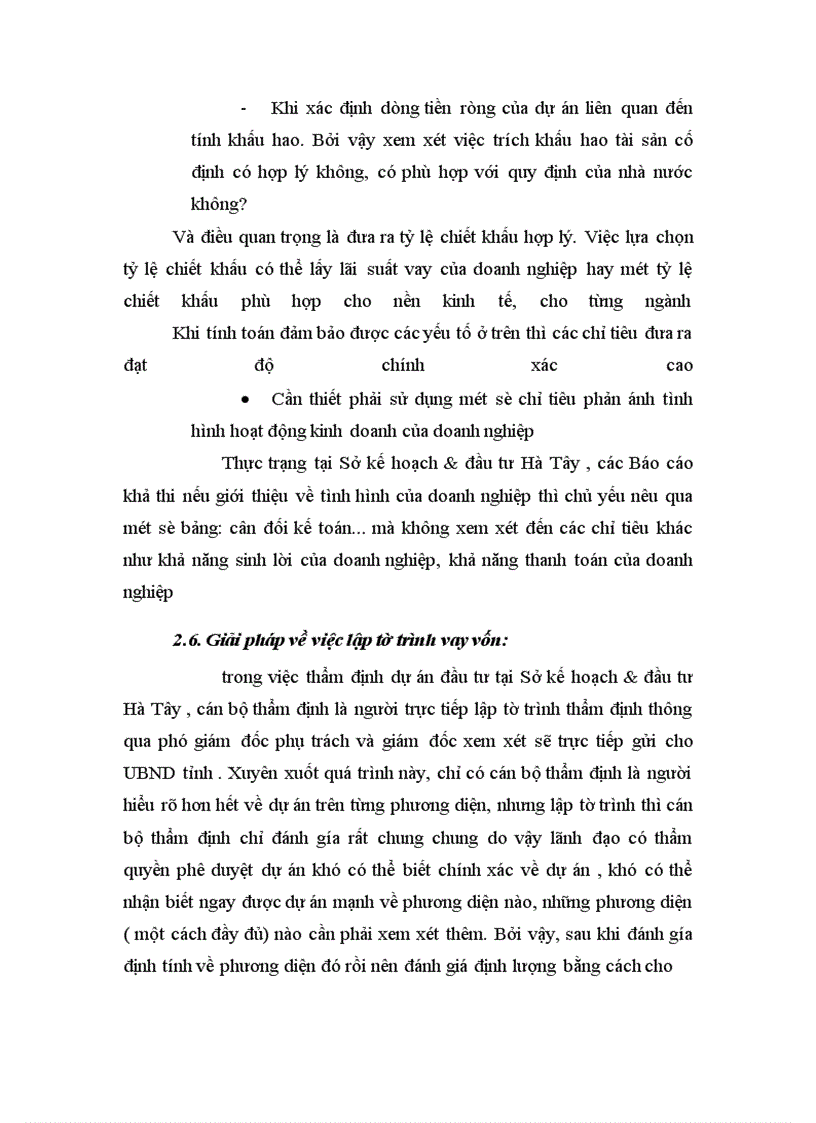 image for page Một số ý kiến về công tác thẩm định dự án đầu tư tại Sở kế hoạch & đầu tư Hà Tây