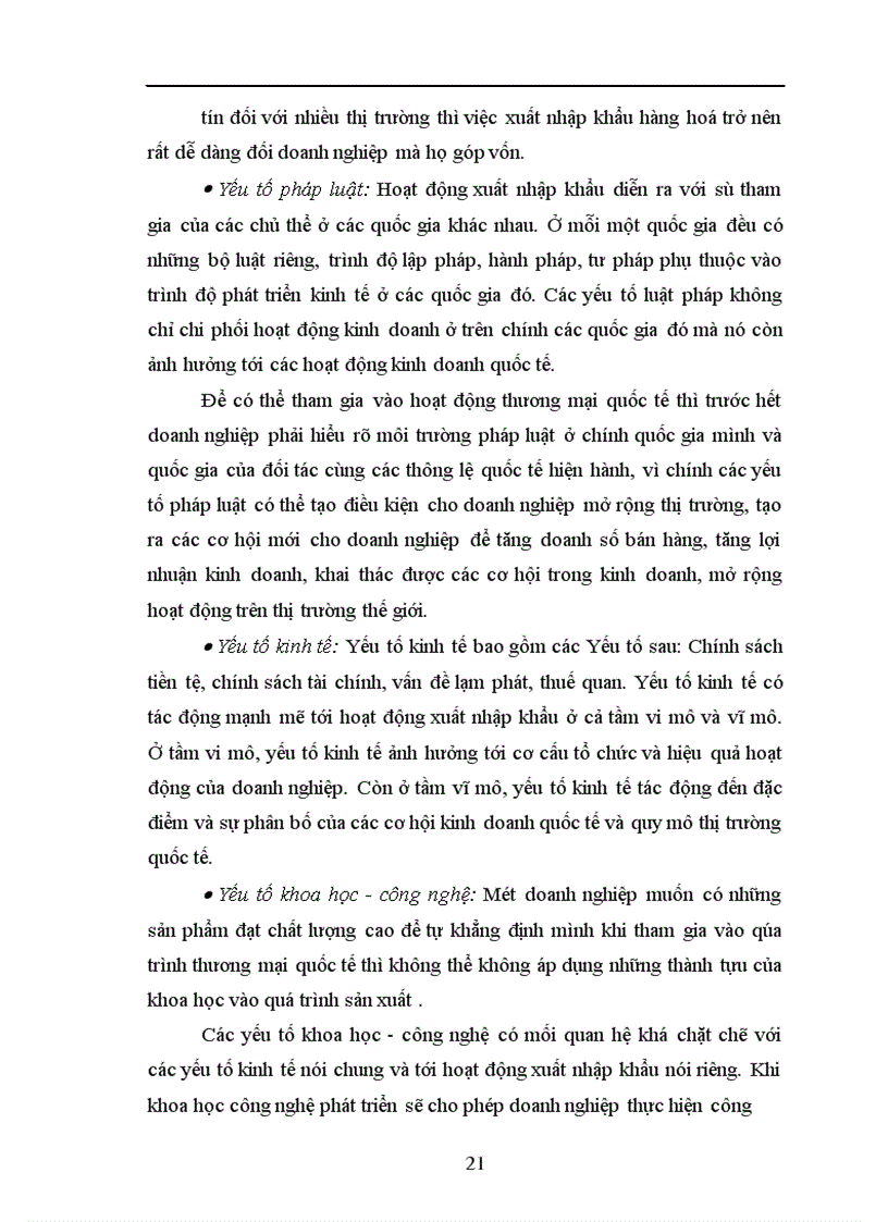 image for page Tác động của đầu tư trực tiếp nước ngoài tới hoạt động xuất nhập khẩu của Công ty kinh doanh và xuất nhập khẩu Viglacera.