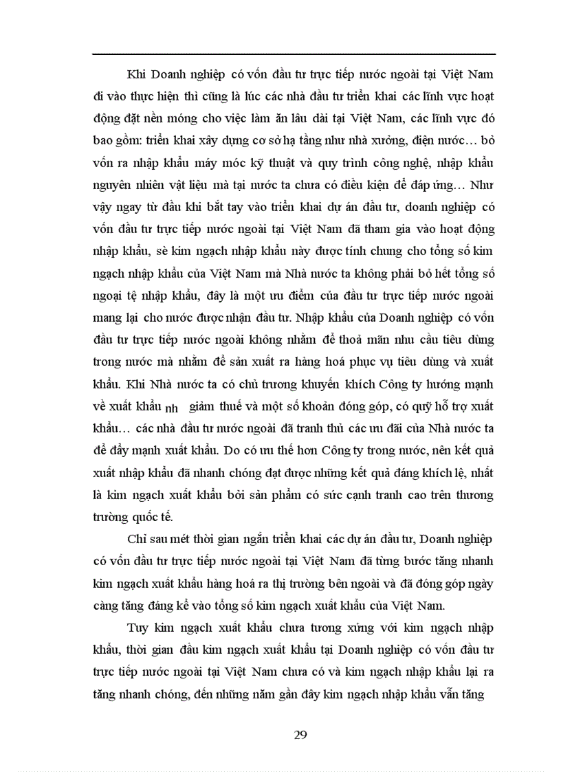 image for page Tác động của đầu tư trực tiếp nước ngoài tới hoạt động xuất nhập khẩu của Công ty kinh doanh và xuất nhập khẩu Viglacera.