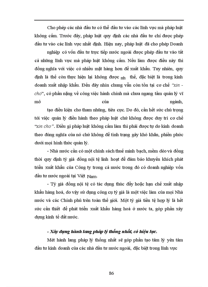 image for page Tác động của đầu tư trực tiếp nước ngoài tới hoạt động xuất nhập khẩu của Công ty kinh doanh và xuất nhập khẩu Viglacera.