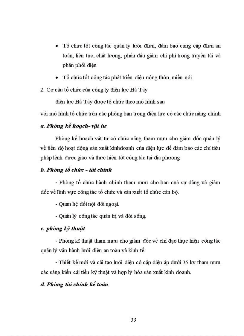 image for page Thực tiễn kí kết về hợp đồng cung cấp điện năng tại công ty điện lực Hà Tây