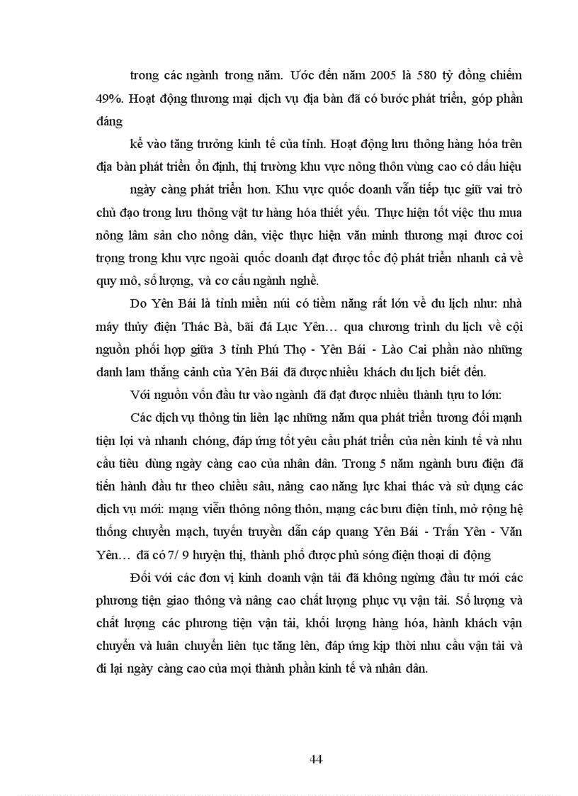 image for page Một số giải pháp nhằm bảo đảm vốn đầu tư cho phát triển kinh tế - xã hội trên địa bàn tỉnh Yên Bái thời kỳ 2006-2010