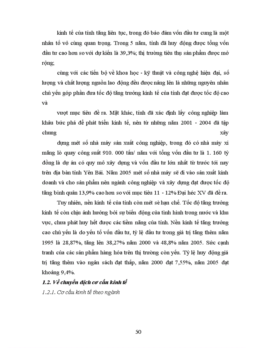 image for page Một số giải pháp nhằm bảo đảm vốn đầu tư cho phát triển kinh tế - xã hội trên địa bàn tỉnh Yên Bái thời kỳ 2006-2010