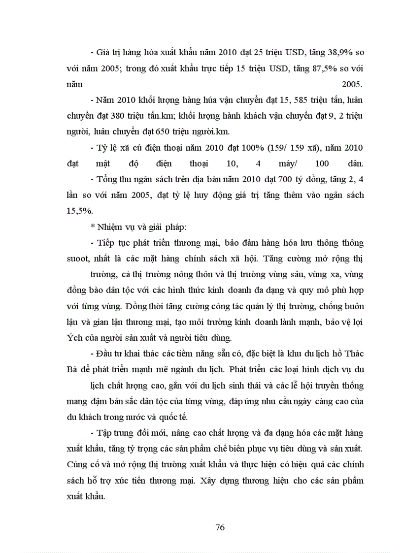 image for page Một số giải pháp nhằm bảo đảm vốn đầu tư cho phát triển kinh tế - xã hội trên địa bàn tỉnh Yên Bái thời kỳ 2006-2010