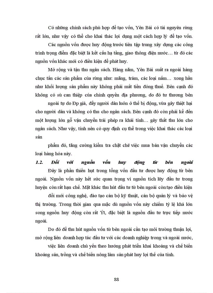 image for page Một số giải pháp nhằm bảo đảm vốn đầu tư cho phát triển kinh tế - xã hội trên địa bàn tỉnh Yên Bái thời kỳ 2006-2010