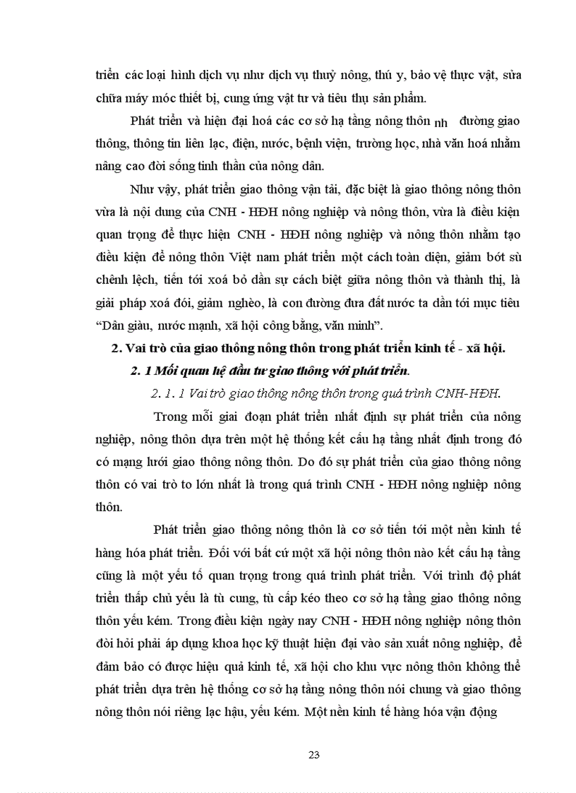 image for page Một số giải pháp thu hút vốn đầu tư phát triển giao thông nông thôn ở miền núi phía Bắc trong thời kỳ CNH-HĐH nông nghiệp nông thôn