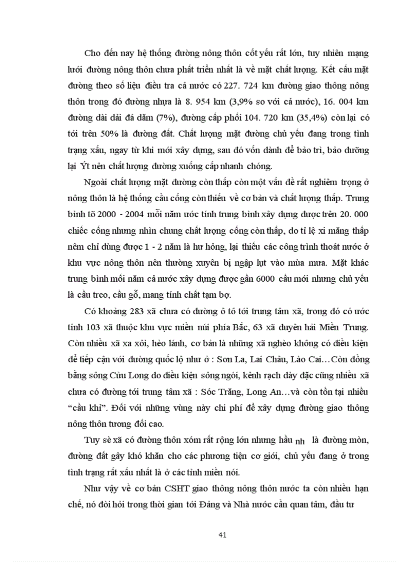 image for page Một số giải pháp thu hút vốn đầu tư phát triển giao thông nông thôn ở miền núi phía Bắc trong thời kỳ CNH-HĐH nông nghiệp nông thôn