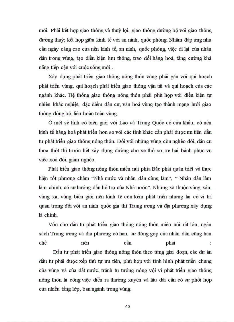 image for page Một số giải pháp thu hút vốn đầu tư phát triển giao thông nông thôn ở miền núi phía Bắc trong thời kỳ CNH-HĐH nông nghiệp nông thôn