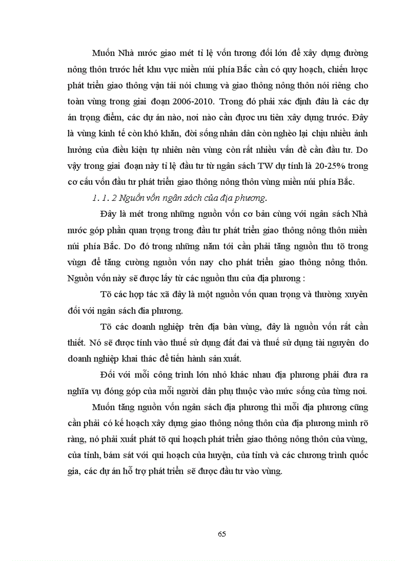 image for page Một số giải pháp thu hút vốn đầu tư phát triển giao thông nông thôn ở miền núi phía Bắc trong thời kỳ CNH-HĐH nông nghiệp nông thôn