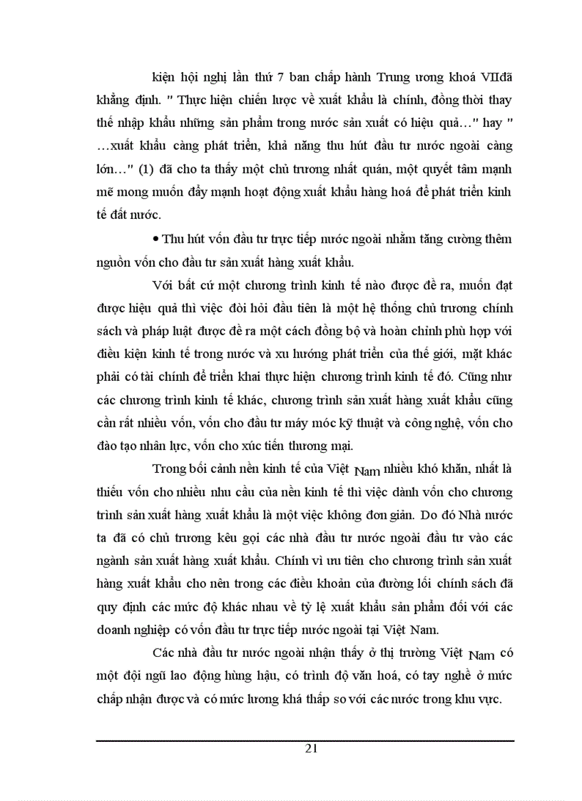 image for page Thực trạng hoạt động xuất nhập khẩu của các doanh nghiệp có vốn đầu tư trực tiếp nước ngoài tại Việt Nam trong thời gian vừa qua