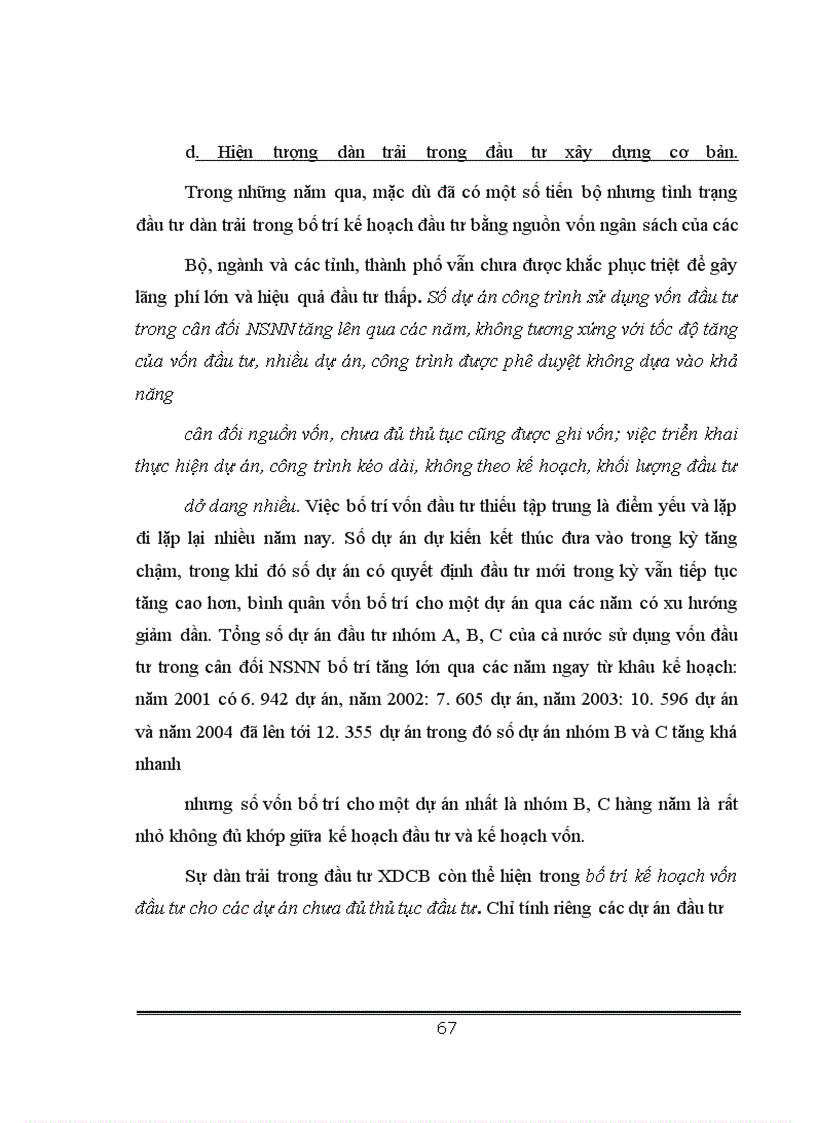 image for page Phân tích tính hình thực hiện đầu tư xây dựng cơ bản tại Việt Nam giai đoạn 1990-2004