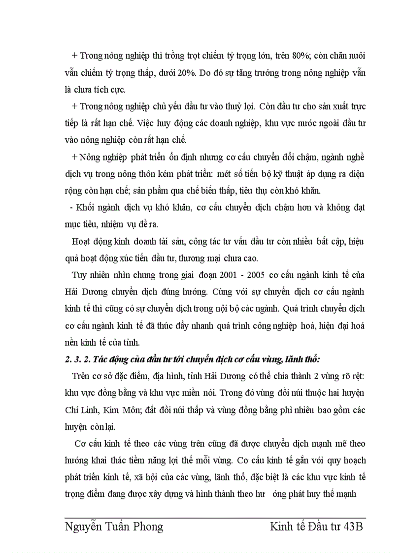 image for page Tác động của đầu tư tới chuyển dịch cơ cấu kinh tế ở Hải Dương