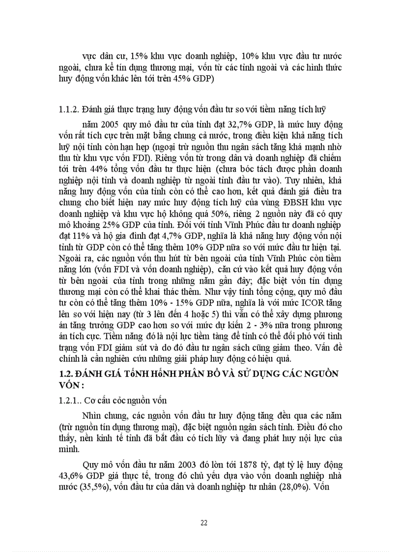 image for page Tác động của đầu tư tới chuyển dịch cơ cấu kinh tế trên địa bàn tỉnh vĩnh phúc