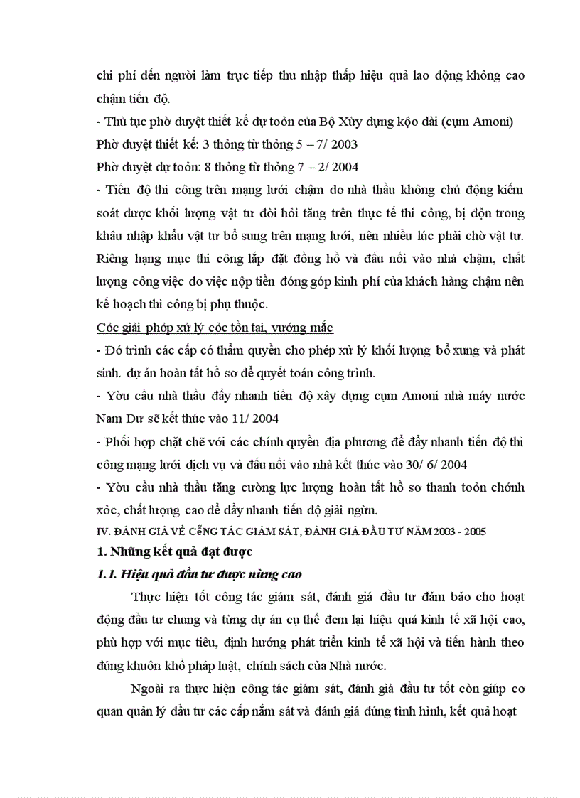image for page Thực trạng công tác giám sát, đánh giá đầu tư đối với các dự án đầu tư tại vụ thẩm định và giám sát đầu tư.