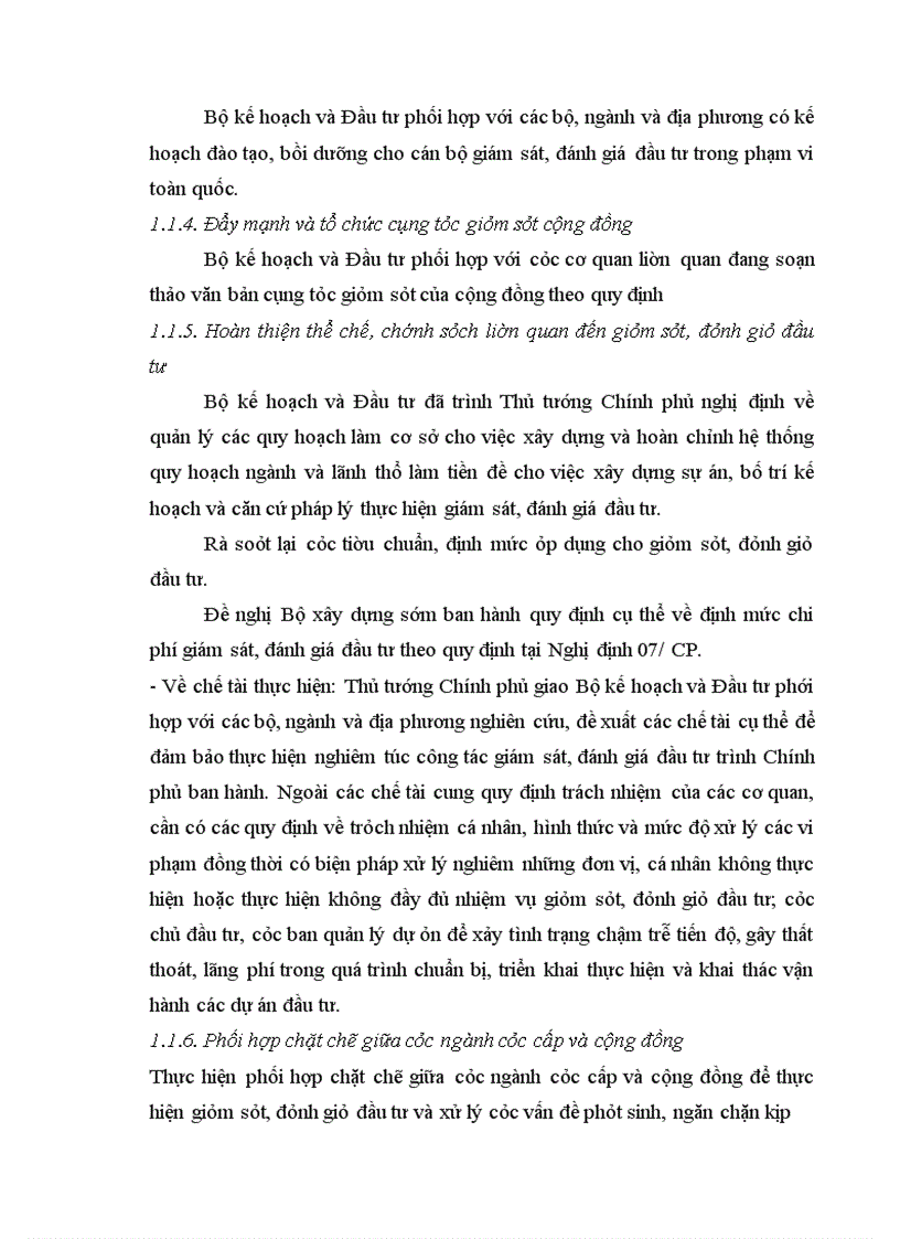 image for page Thực trạng công tác giám sát, đánh giá đầu tư đối với các dự án đầu tư tại vụ thẩm định và giám sát đầu tư.