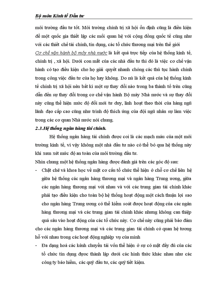 image for page Môi trường đầu tư với sự phát triển của DNNVV Việt Nam