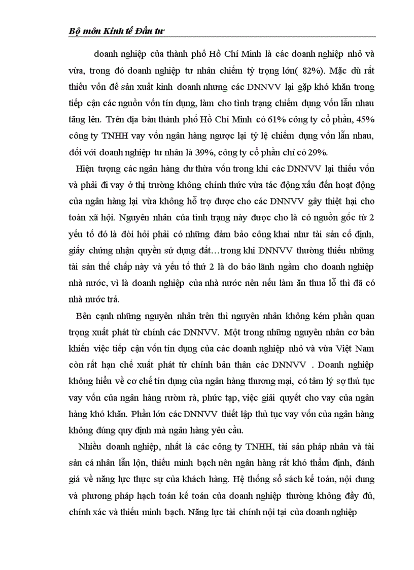 image for page Môi trường đầu tư với sự phát triển của DNNVV Việt Nam