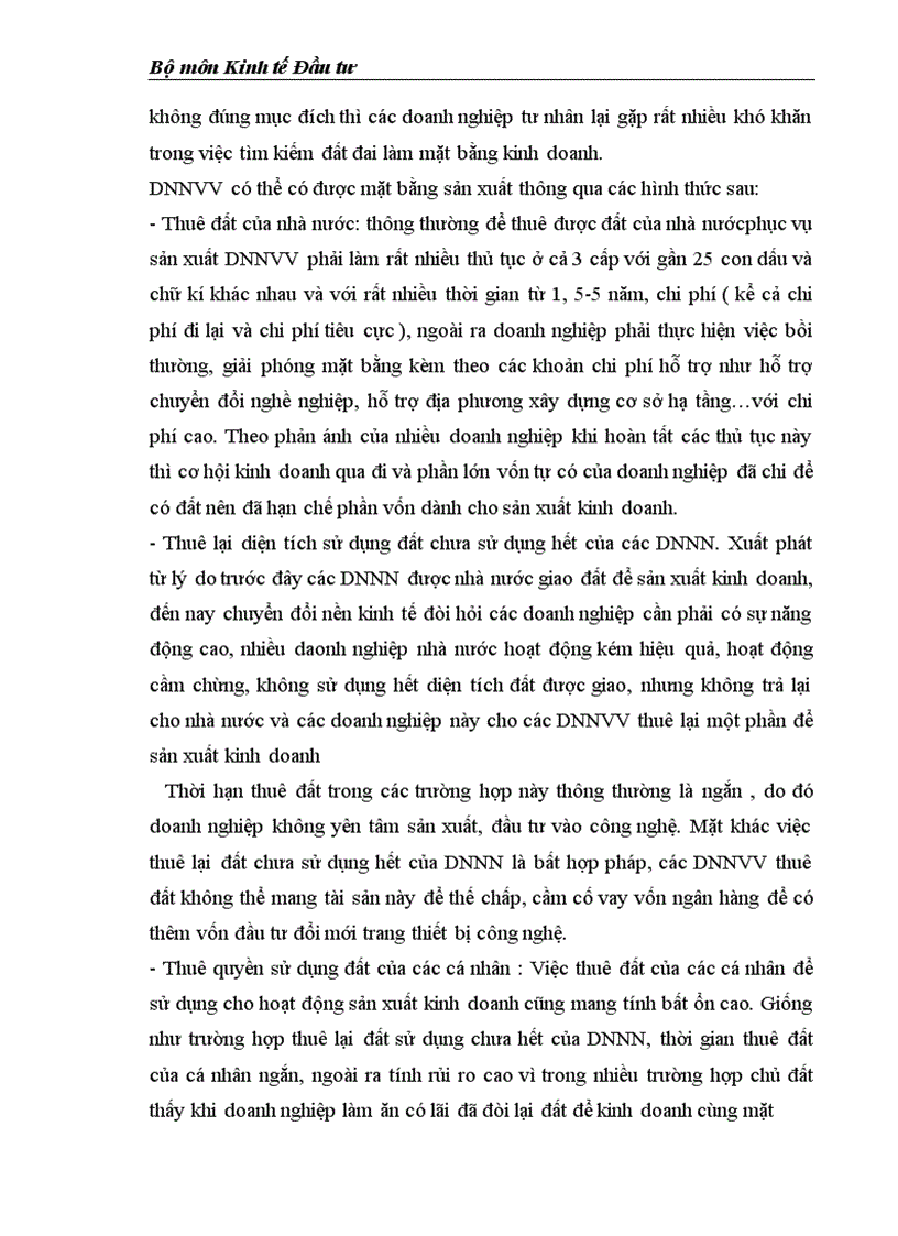 image for page Môi trường đầu tư với sự phát triển của DNNVV Việt Nam