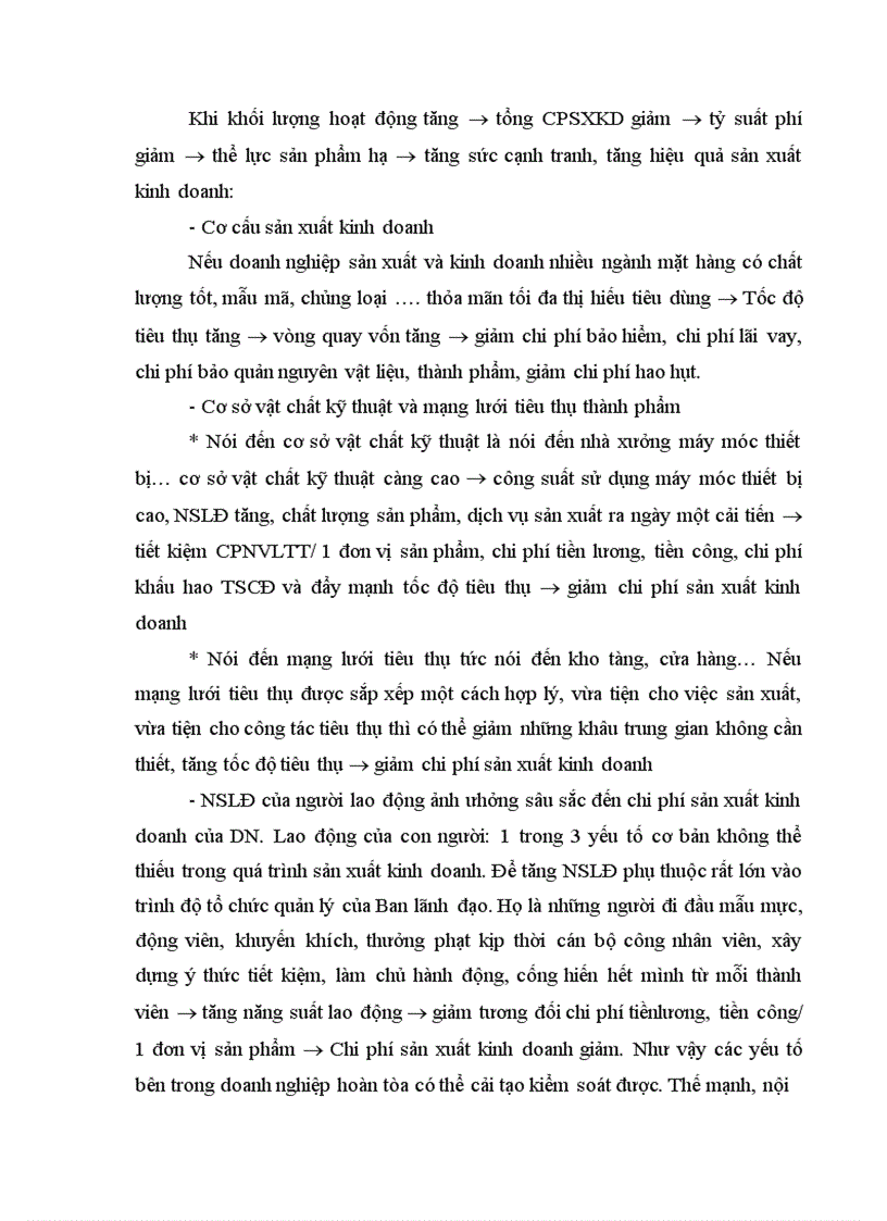 image for page Chi phí sản xuất và các giải pháp hạ thấp chi phí sản xuất kinh doanh tại Công ty Bóng đèn Phích nước Rạng Đông .