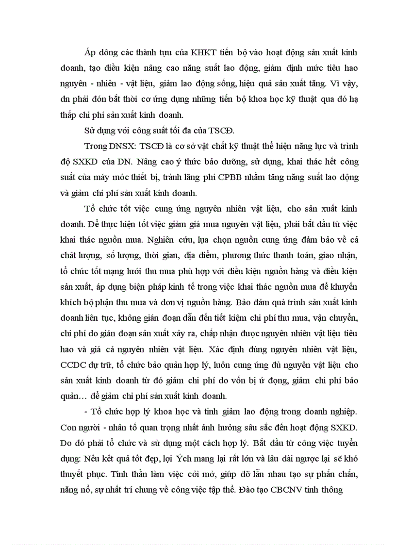 image for page Chi phí sản xuất và các giải pháp hạ thấp chi phí sản xuất kinh doanh tại Công ty Bóng đèn Phích nước Rạng Đông .