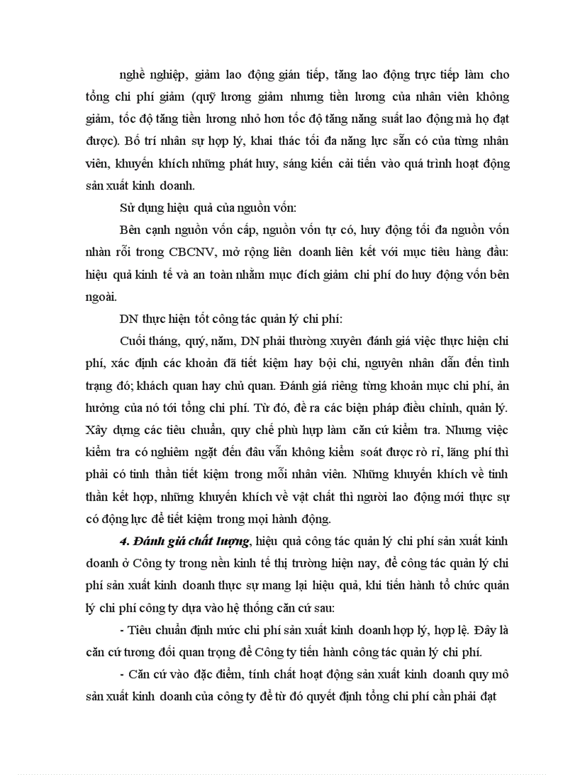 image for page Chi phí sản xuất và các giải pháp hạ thấp chi phí sản xuất kinh doanh tại Công ty Bóng đèn Phích nước Rạng Đông .