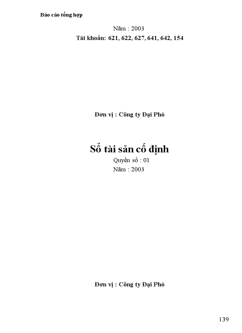 image for page Báo cáo tổng hợp tại Công ty Đại Phú