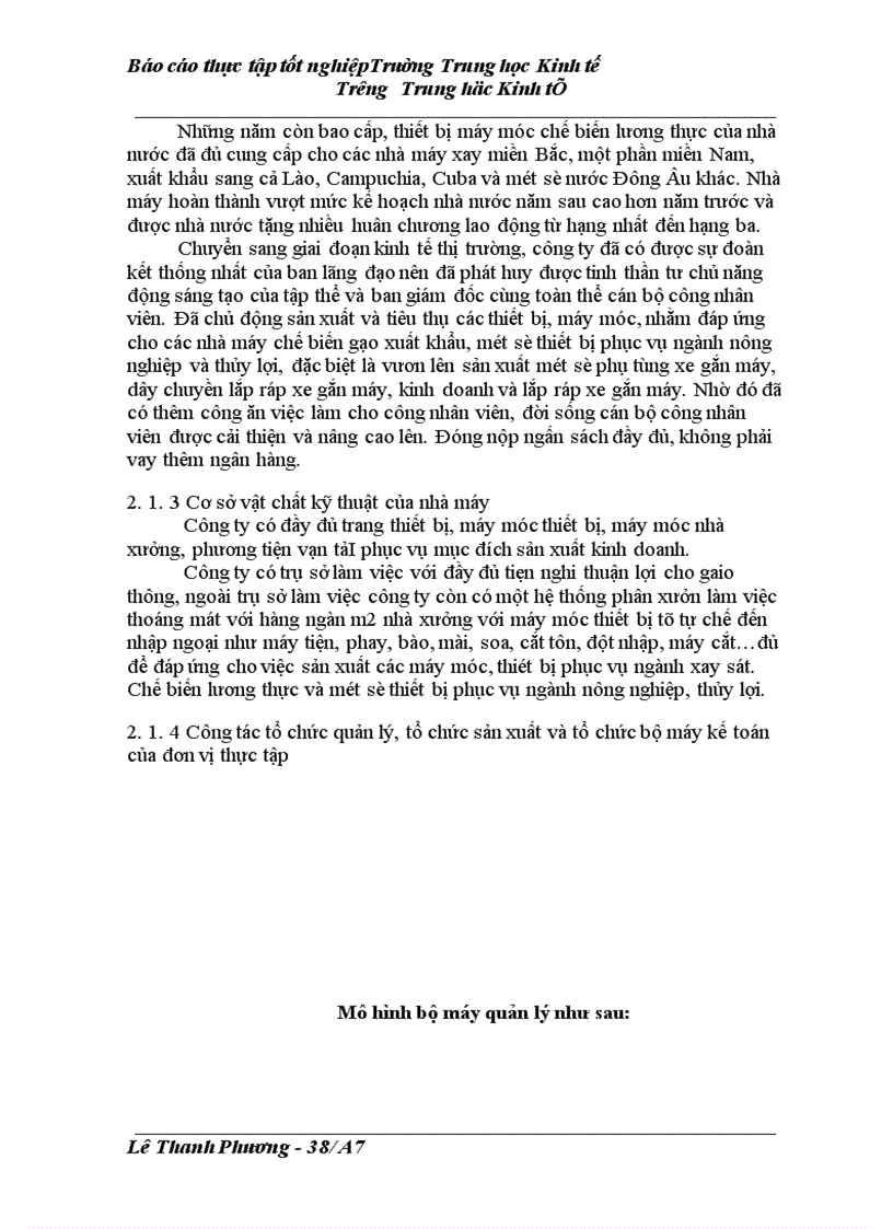 image for page Kề toán chi phí sản xuất và tính giá thành sản phẩm tại Công ty vật tư thiết bị nông sản Thanh Trì - Hà Nội