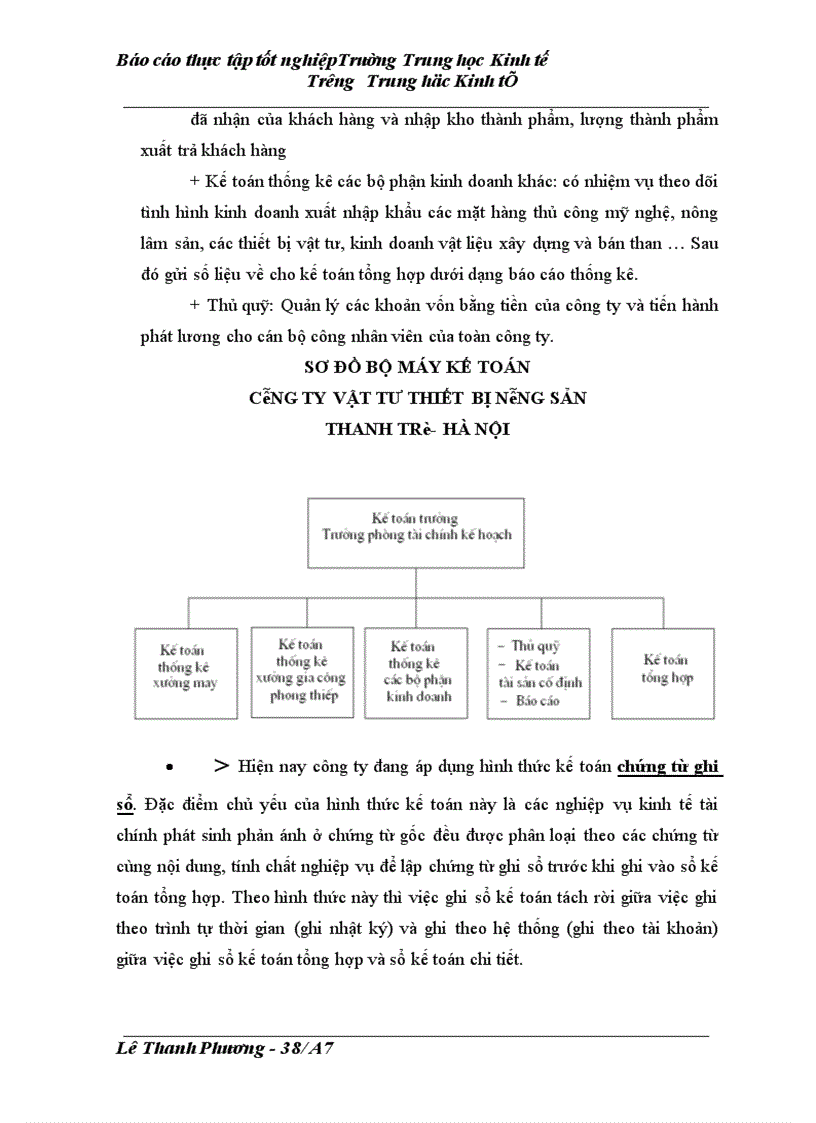 image for page Kề toán chi phí sản xuất và tính giá thành sản phẩm tại Công ty vật tư thiết bị nông sản Thanh Trì - Hà Nội