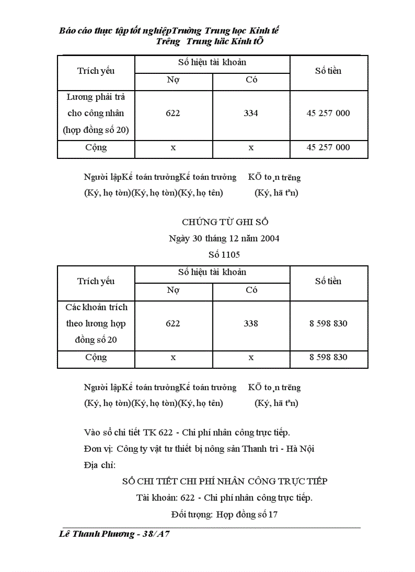image for page Kề toán chi phí sản xuất và tính giá thành sản phẩm tại Công ty vật tư thiết bị nông sản Thanh Trì - Hà Nội