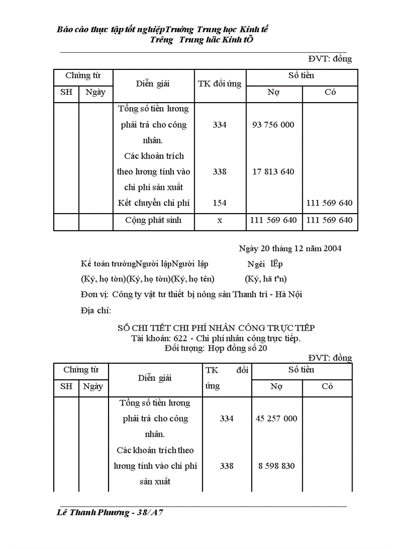 image for page Kề toán chi phí sản xuất và tính giá thành sản phẩm tại Công ty vật tư thiết bị nông sản Thanh Trì - Hà Nội